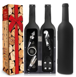 Set cadou pentru barbati idei de cadou sticla cu accesorii in cutie decorativa JollyMag AB03