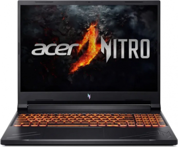 Laptop gaming Acer Nitro V 16 Intel Core 7 240H 16GB DDR5 1TB SSD GeForce RTX 5070 8GB WUXGA IPS 180Hz No OS Obsidian Black laptop laptopuri notebook ultrabook
