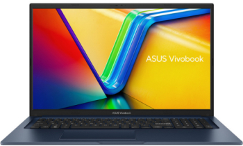 Laptop ASUS Vivobook 17 X1704VA-AU722 Intel Core i5-1334U 17.3 inch RAM 16GB SSD 1TB Intel Iris Xe Graphics No OS Quiet Blue laptop laptopuri notebook ultrabook