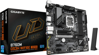 Placa de baza GIGABYTE B760M DS3H WIFI6E GEN5 DDR5 Intel B760 LGA 1700 mATX