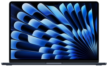 Laptop Apple MacBook Air 15 Liquid Retina Apple M4 chip 10-core CPU 16GB 512GB SSD Apple M4 10-core GPU macOS Midnight laptop laptopuri notebook ultrabook