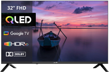 Televizoare - Televizor QLED Smart Arielli QLED32QM10GTV 81 cm FULL HD HDR Google TV Dolby Audio Quad Core Clasa E Negru