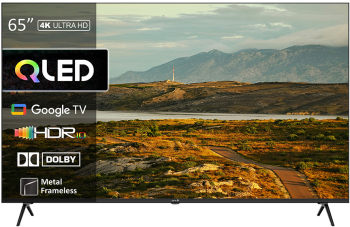 Televizoare - Televizor QLED Smart Arielli QLED65UD10GTV 165 cm 4K UHD HDR Dolby Atmos Quad Core Google TV Clasa E Negru