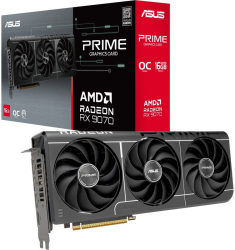 Placa video ASUS Radeon RX 9070 PRIME EVO OC 16GB GDDR6 256-bit 