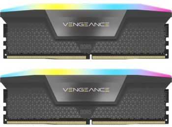 Kit Memorie Corsair Vengeance RGB Black Intel XMP 3.0 96GB DDR5-6600MHz CL32 Dual Channel memorii
