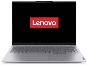 Laptop Lenovo ThinkBook 16 G8 IAL Intel Core Ultra 5 225U 16 inch RAM 16GB SSD 512GB Intel Graphics Windows 11 Pro Arctic Grey laptop laptopuri notebook ultrabook