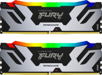 Kit Memorie Kingston FURY Renegade RGB 32GB 2x16GB DDR5 7600MHz CL38 Dual Channel Intel XMP 3.0 memorii