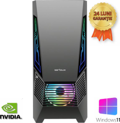 Sistem NOU GAMING Intel Core i7-9700CPU 16GB RAM DDR4 SSD 512GB M.2 + 500GB HDD Video NVIDIA GTX 1660 6GB Windows 11 Pro calculatoare desktop