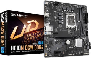 Placa de baza GIGABYTE H610M D3W DDR4, Intel H610, LGA 1700, mATX