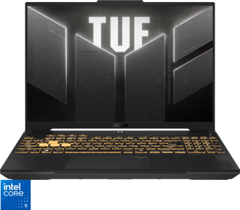 Laptop gaming ASUS TUF F16 FX607VJB Intel Core 5 210H 16GB DDR5 512GB SSD GeForce RTX 3050 6GB FHD+ 144Hz No OS Mecha Gray laptop laptopuri notebook ultrabook