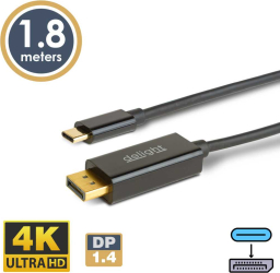 Cablu USB-C la DisplayPort - 1.4 - 4K60Hz - 1.8 m cabluri componente
