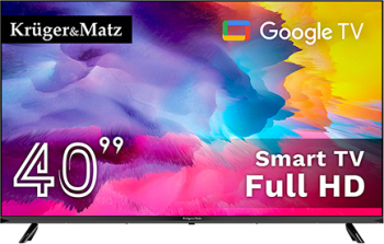 Televizoare - Televizor Smart Google 5.0 40 Inci 101cm H265 Hevc Kruger&matz