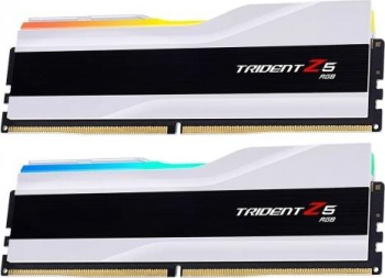 Memorii G.Skill Trident Z5 RGB White Intel XMP 3.0 64GB DDR5-6000MHz CL36 Dual Channel memorii