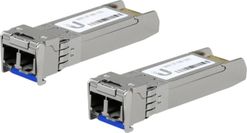 Set 2 module de fibra optica monomod Ubiquiti Argintiu cabluri componente