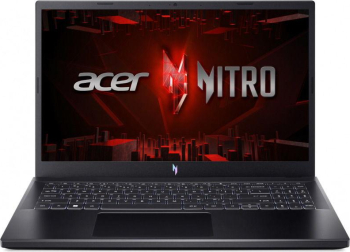 Laptop gaming Acer Nitro V 15 ANV15-41 AMD Ryzen 7 7735HS 16GB DDR5 512GB SSD GeForce RTX 4050 6GB FHD IPS 165Hz No OS Obsidian Black laptop laptopuri notebook ultrabook