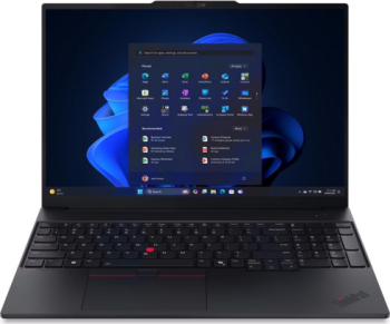Laptop Lenovo ThinkPad E16 Gen 3 AMD Ryzen 7 250 16 inch RAM 16GB SSD 512GB AMD Radeon 780M Graphics No OS Black laptop laptopuri notebook ultrabook