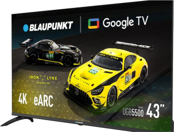 Televizoare - Televizor Blaupunkt LED 43UGB5500S 109 cm Smart Google TV 4K Ultra HD Clasa G