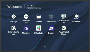 Televizoare - Ecran Profesional ViewSonic 65" 8ms ADS 60hz CDE6530 UHD 3840 x 2160 HDMI WiFi Boxe Negru