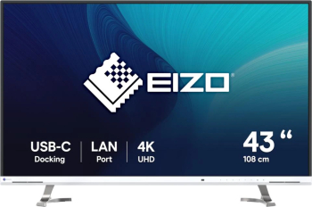 Televizoare - Display profesional IPS LED EIZO 42.5" EV4340X-WT UHD 3840 x 2160 HDMi DisplayPort Boxe Alb