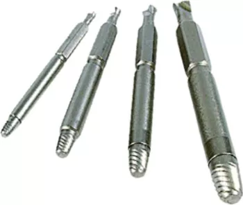 Set 4 extractoare suruburi rupte MICRO SCREW AND BOLT EXTRACTOR