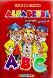 A5 - Alfabetul - Exercitii grafice - Carte de colorat