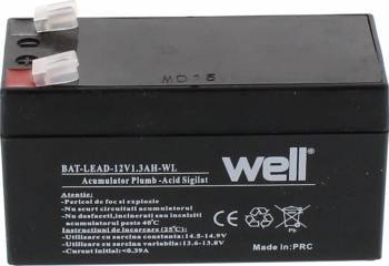 Acumulator plumb acid Well 12V 1.3AH 