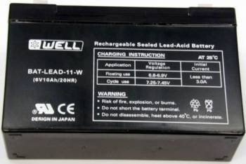 Acumulator plumb acid Well 6V 10AH 