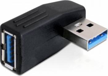 Adaptor Delock USB 3.0 T-M la 90 grade orizontal 