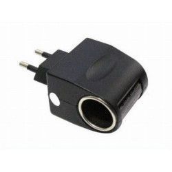 Adaptor incarcator auto 220V-12V 500 mAh negru 
