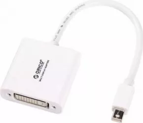 Adaptor Orico 1x miniDisplayPort Male - 1x DVI-D Female, alb