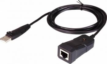 Adaptor pentru consola ATEN USB la RJ-45 RS-232 Negru 