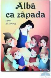 Alba ca Zapada - Carte de colorat 