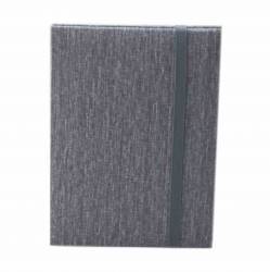 Album foto mini Leporello Canvas 14 poze 15x21 cm culoare gri 