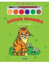 Animale domestice - Miracolul culorilor - Carte de colorat 