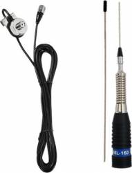 Antena CB PNI ML160 lungime 145 cm cu Suport T941 cu cablu 