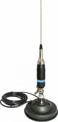 Antena CB PNI S9 lungime 120 cm si magnet cu fluture PNI 120DV 125 mm 
