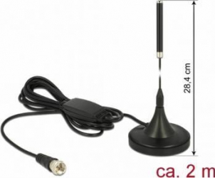 Antena Delock DAB omnidirectional 21 DBI Black 