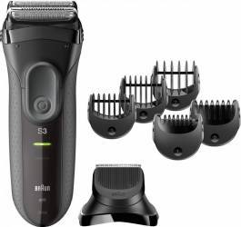 Aparat de ras Braun 3000BT SensoFoil Acumulator Ni-MH Rezistent la apa Negru