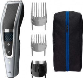 Aparat de tuns Philips Hairclipper series 5000 HC563015 0.5-28 mm 28 setari lungime 90 min Argintiu 