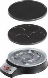 Aparat pentru preparat clatite Domoclip DOC143 2 in 1 1000W Negru - Gri 