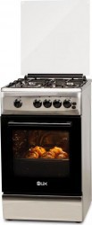 Aragaz LDK 5060 GRAI IX RMV LPG 4 arzatoare 46 L Cuptor gaz Gratare email Grill Rotisor Inox 