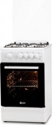 Aragaz LDK 5060 GRAI WH RMV LPG 4 arzatoare 46 L Cuptor gaz Gratare email Grill Rotisor Alb 