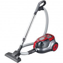 Aspirator fara sac RUBY 750 W sistem dublu de filtrare recipient praf 2.2 L Rosu/Gri 