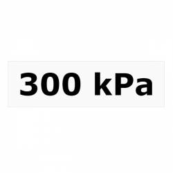Autocolant Automax cu valoare kilopascal 300 kPa 