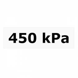 Autocolant Automax cu valoare kilopascal 450 kPa 