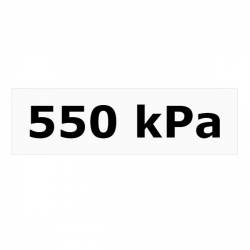 Autocolant Automax cu valoare kilopascal 550 kPa 