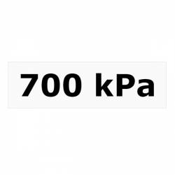 Autocolant Automax cu valoare kilopascal 700 kPa 