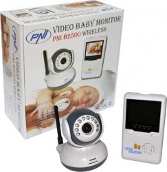 Baby Video Monitor PNI Wireless B2500 cu ecran de 2.4 inch