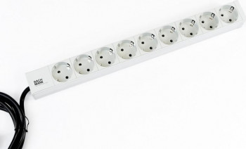 BM IT PDU power strip 9x sockets 1U 