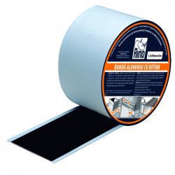 Banda aluminiu cu bitum Rino 1 2mmx100mmx10m 